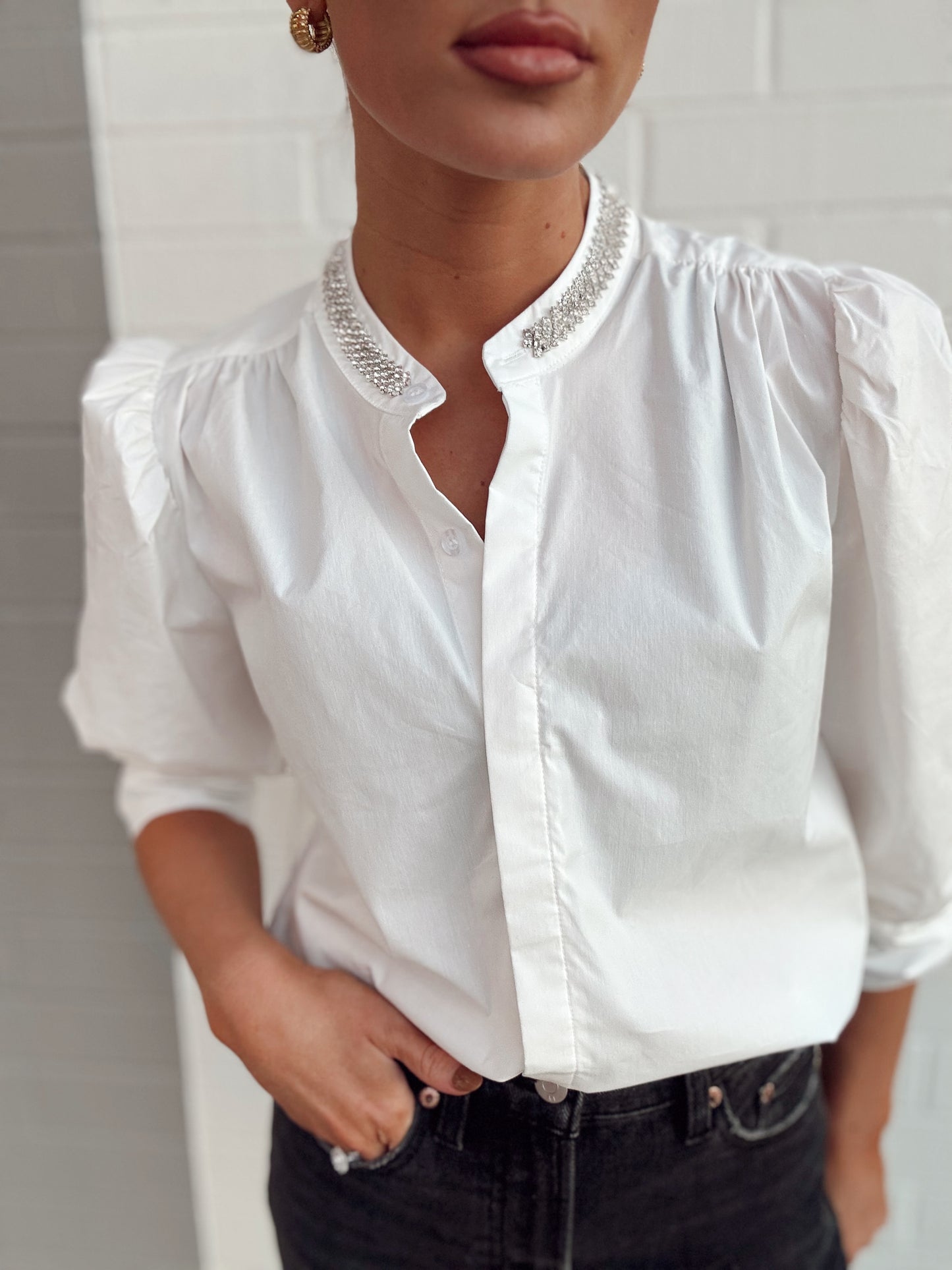 CATE EMBELLISHED TOP