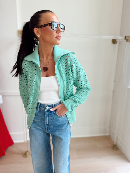 ELOISE FULL ZIP KNIT