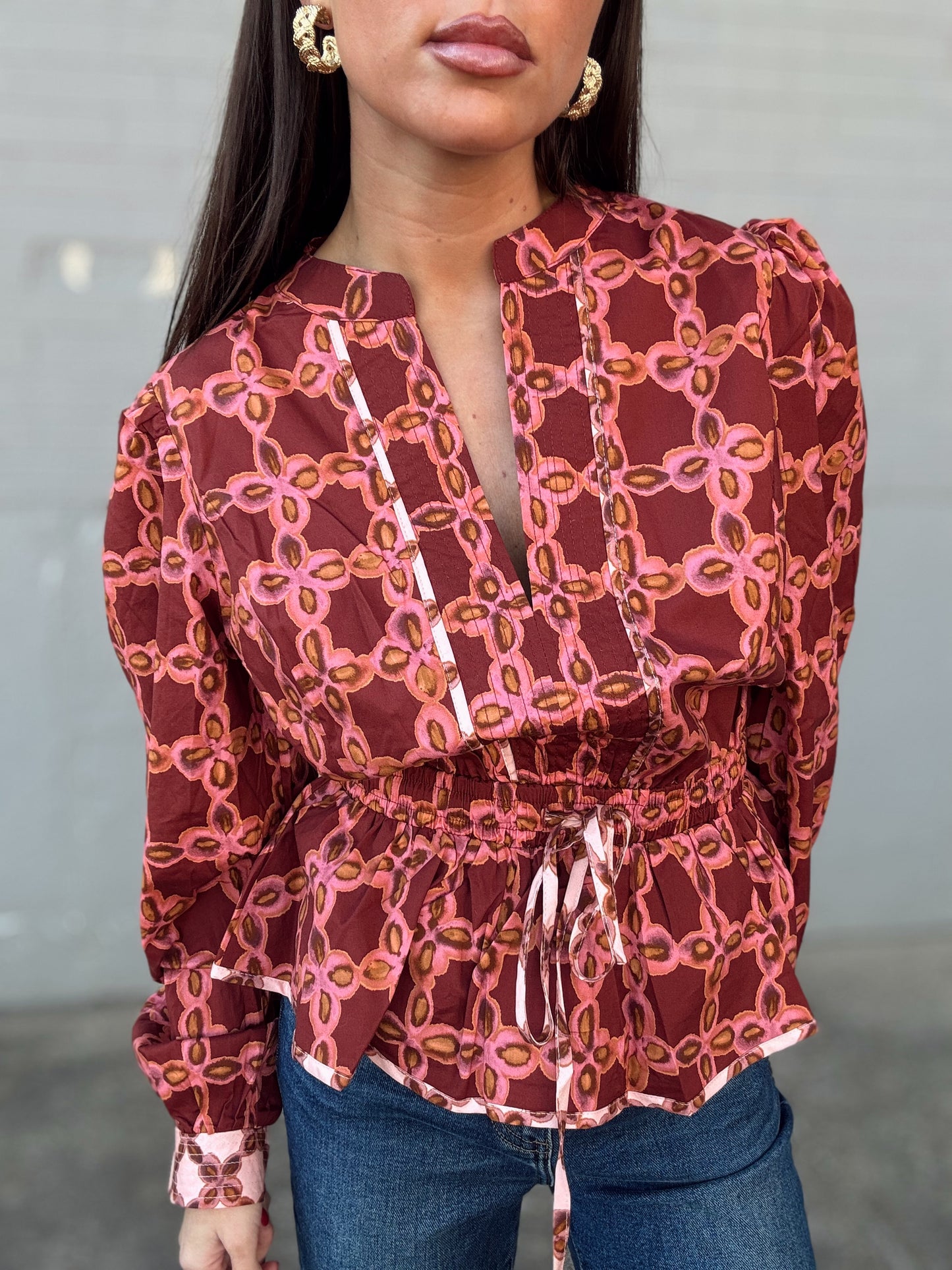 CHAIN LINK BLOUSE