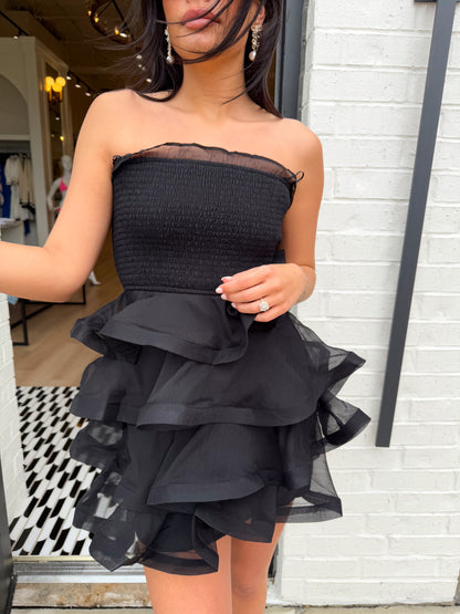 LOUISE STRAPLESS MINI DRESS