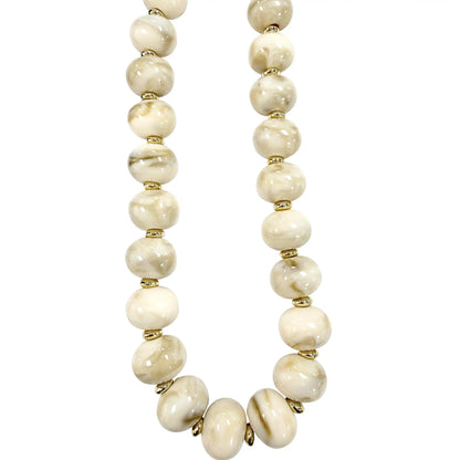 MARBLE CHUNKY BEADED NECKLACE