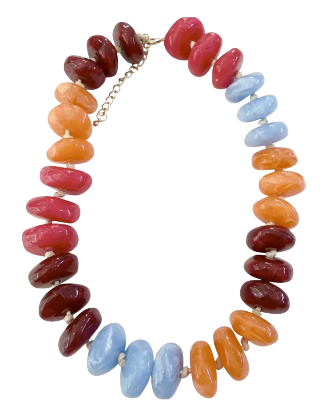 DELRAY CHUNKY BEADED NECKLACE