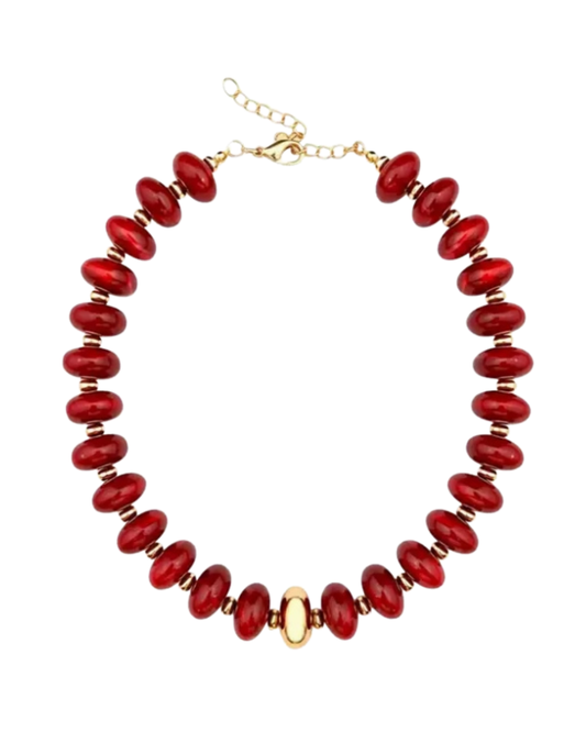EVAN CHUNKY BEADED NECKLACE