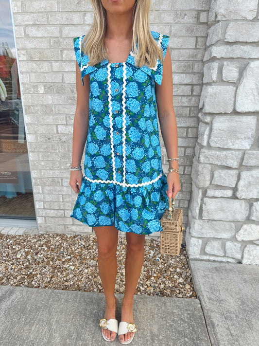 PETER PAN COLLARED DRESS