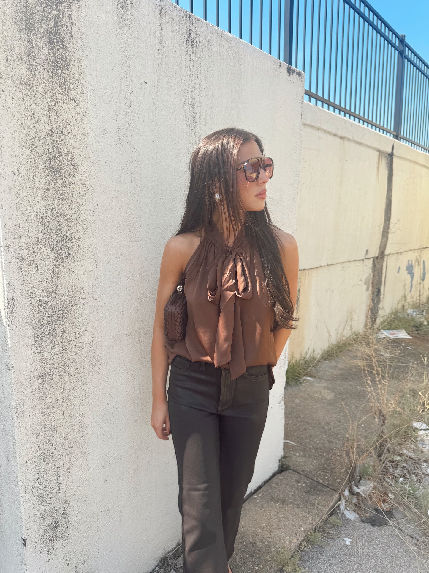 TIE FRONT TANK TOP