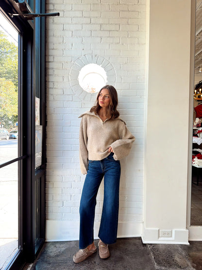 SAER HALFZIP SWEATER