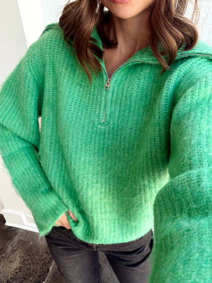 SAER HALFZIP SWEATER