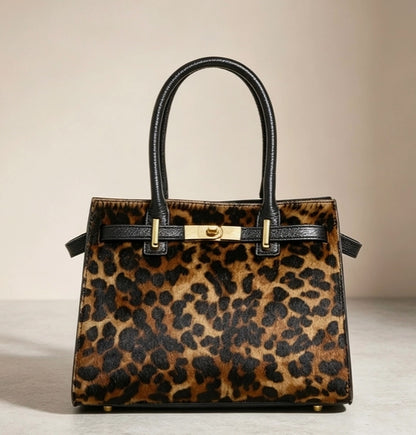 LIMITED EDITION BAG IN REAL CALF HAIR LEOPARD