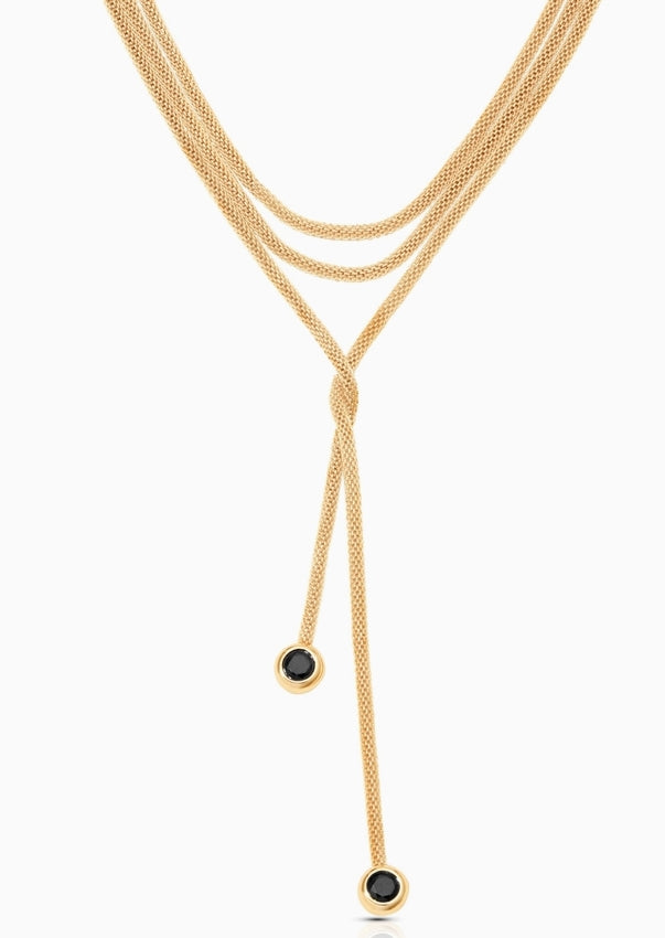 FOREVER TIED LARIAT NECKLACE