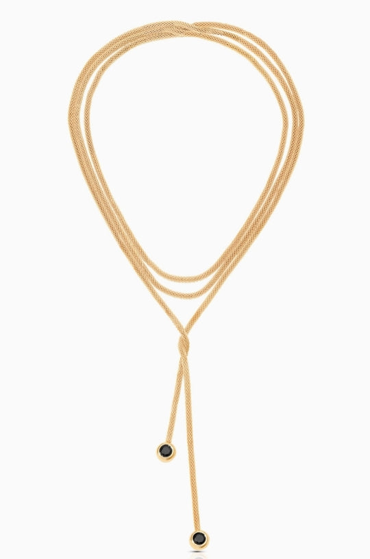 FOREVER TIED LARIAT NECKLACE