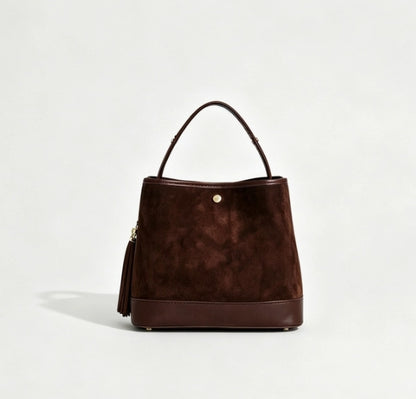 SUEDE BUCKET BAG