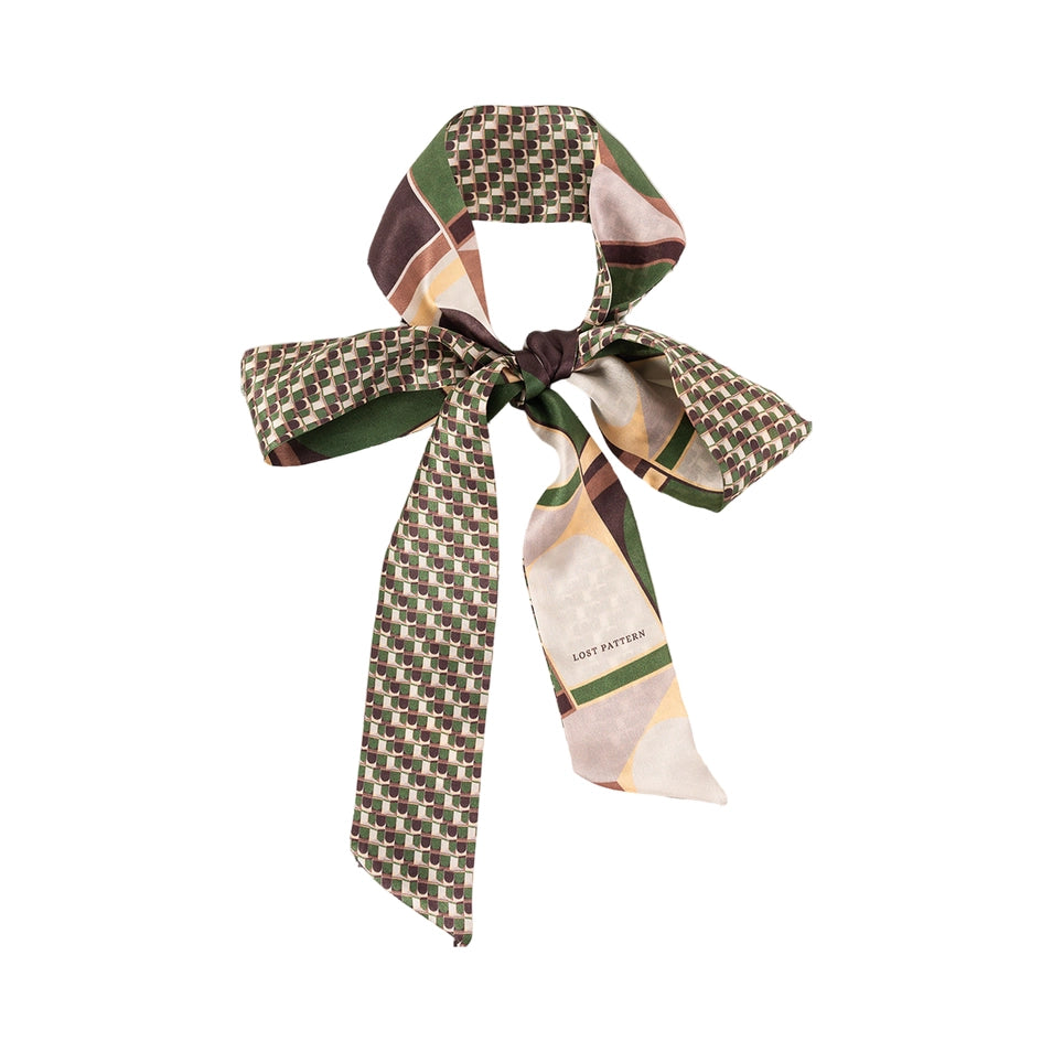 MODULAR SILK SKINNY SCARF