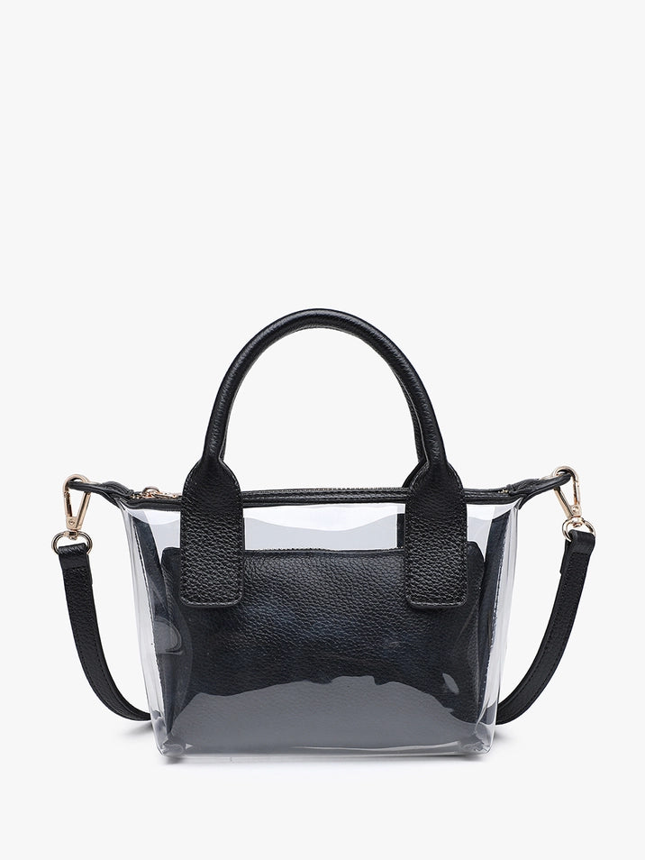 AMORA CROSSBODY WITH LEATHER TRIM