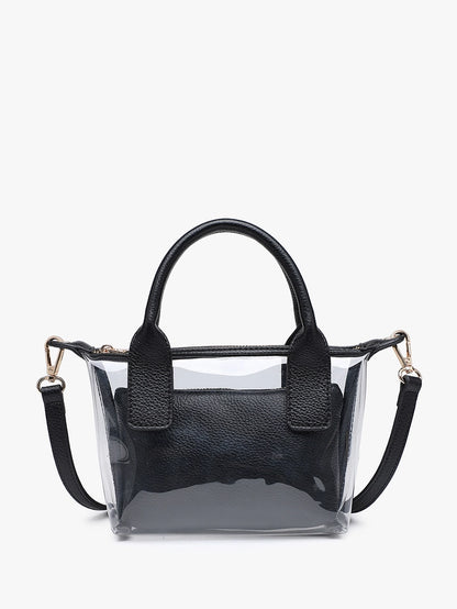 AMORA CROSSBODY WITH LEATHER TRIM