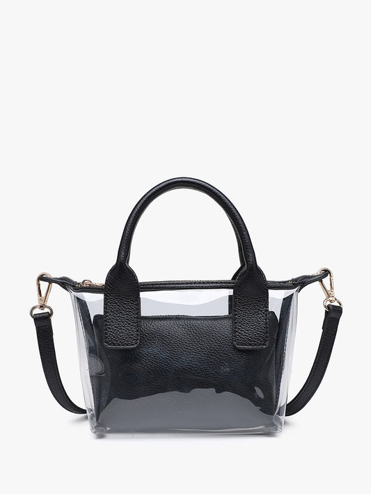 AMORA CROSSBODY WITH LEATHER TRIM