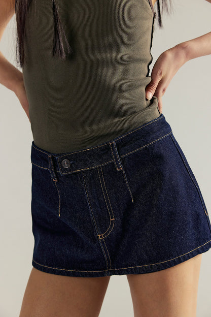 DENIM SKORT