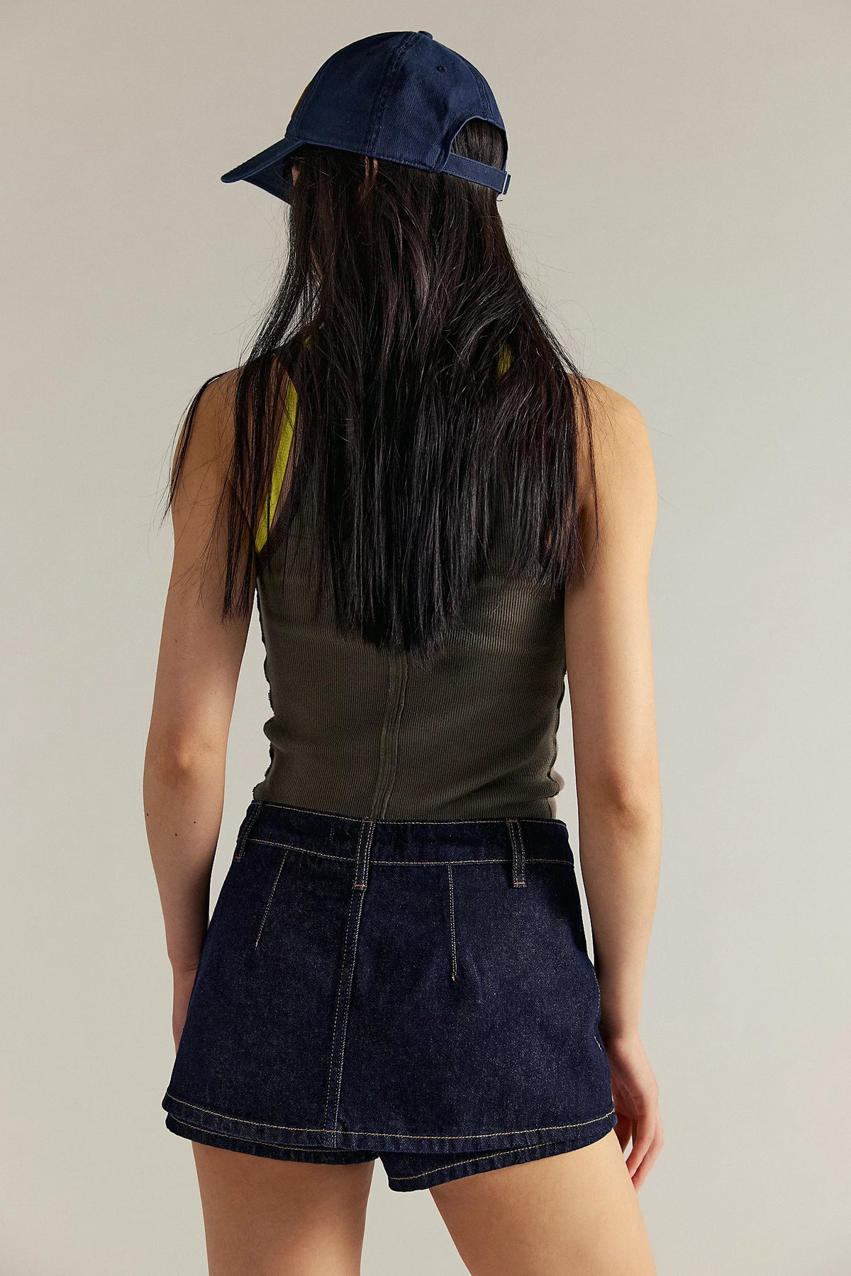 DENIM SKORT