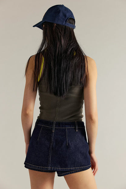 DENIM SKORT