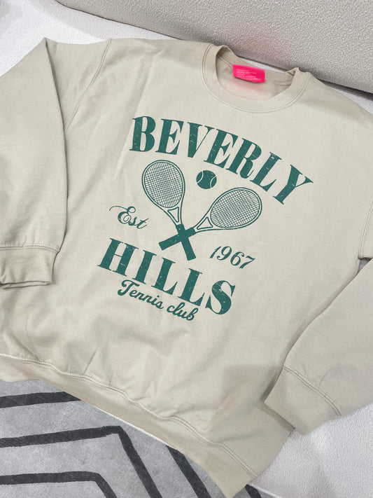 BEVERLY HILLS TENNIS CLUB SWEATSHIRT