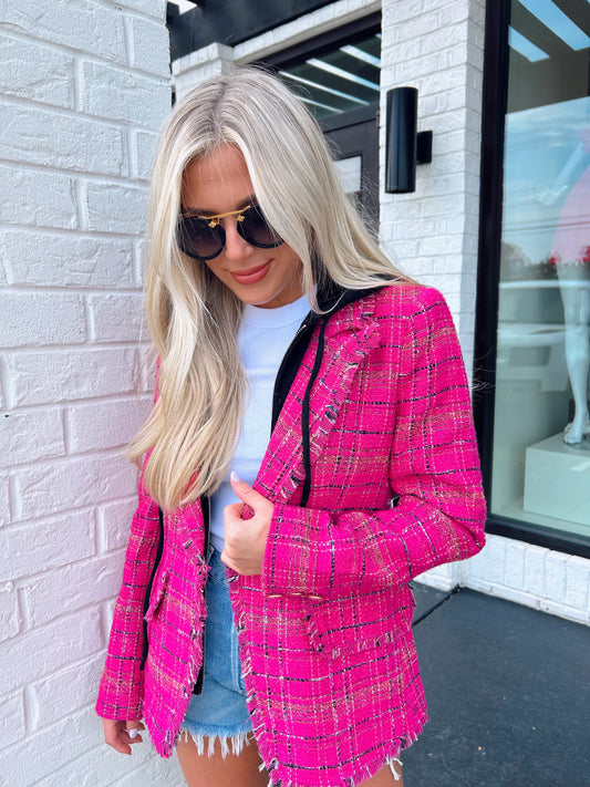 HARPER TWEED DICKEY JACKET