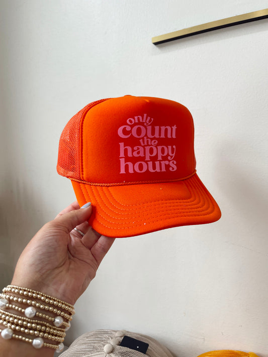 Hou Orange Trucker Hat