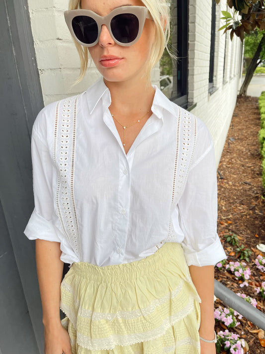 EMBROIDERY DETAIL SHIRT