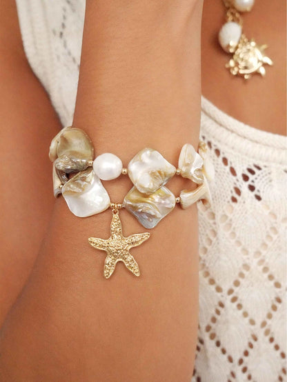 TRUE SHELL BRACELET SET