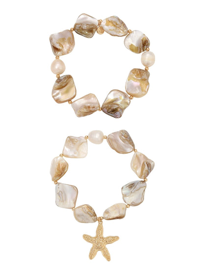 TRUE SHELL BRACELET SET